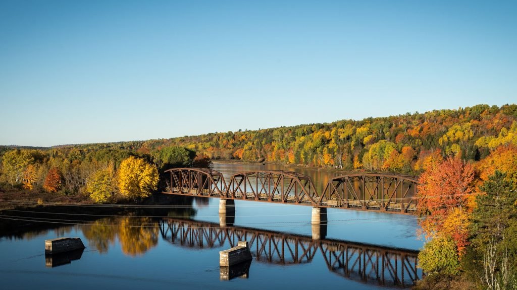 Fall colors on the Miramichi River